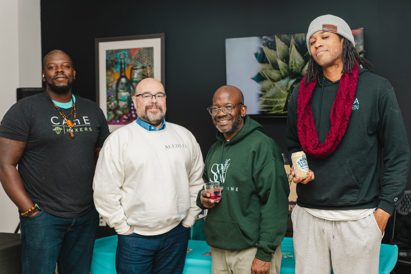 Partners and friends of the house gathered at a Stem & Vine event in Baltimore